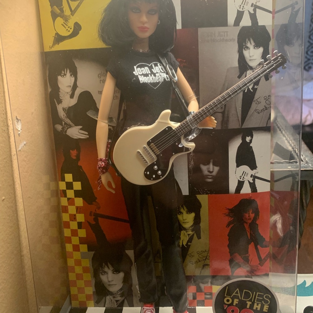 Joan Jett Barbie Rockstar Doll with Guitar